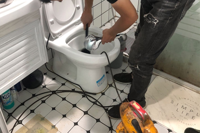 谷城疏通下水道